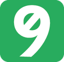 False 9 logo
